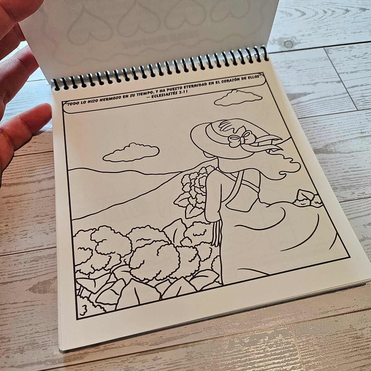 Spiral Bounding Coloring books Bundle ( Libros en argolla plástica y cardstock cover Set)