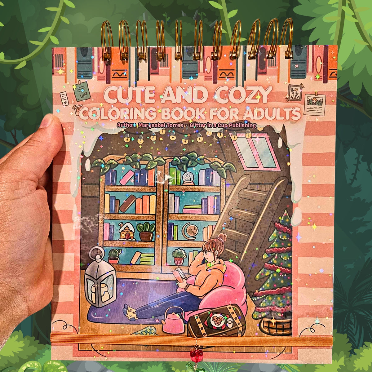 Hard Cover, cardstock coloring books 8.5 x 8.5 ( Cover duro tamaño grande libros de colorear )